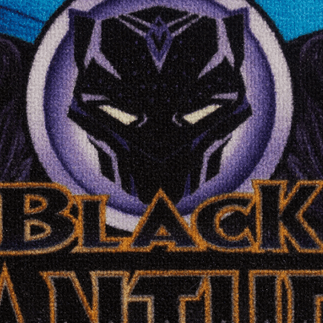Marvel Black Panther "Strength. Honor. Courage." Anti - Skid Kids Doormat by Athom Living - Athom Living