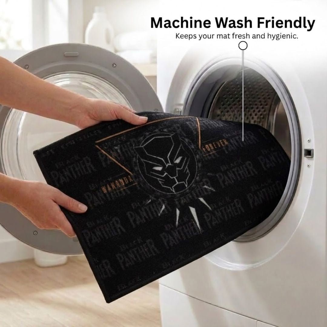 Marvel Black Panther "Wakanda Forever" Anti - Slip Kids Bathmat by Athom Living - Athom Living
