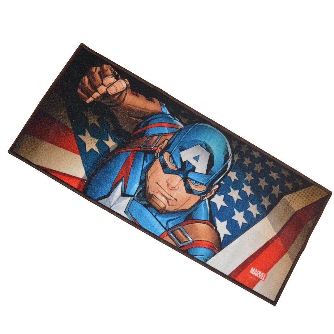 Marvel Captain America - Themed Kids Runner Carpet(60x140 cm) by Athom Living - Athom Living