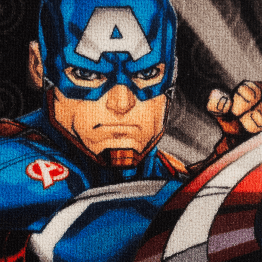 Marvel Captain America "Where Duty Meets Destiny" Anti - Slip Kids Bathmat by Athom Living - Athom Living