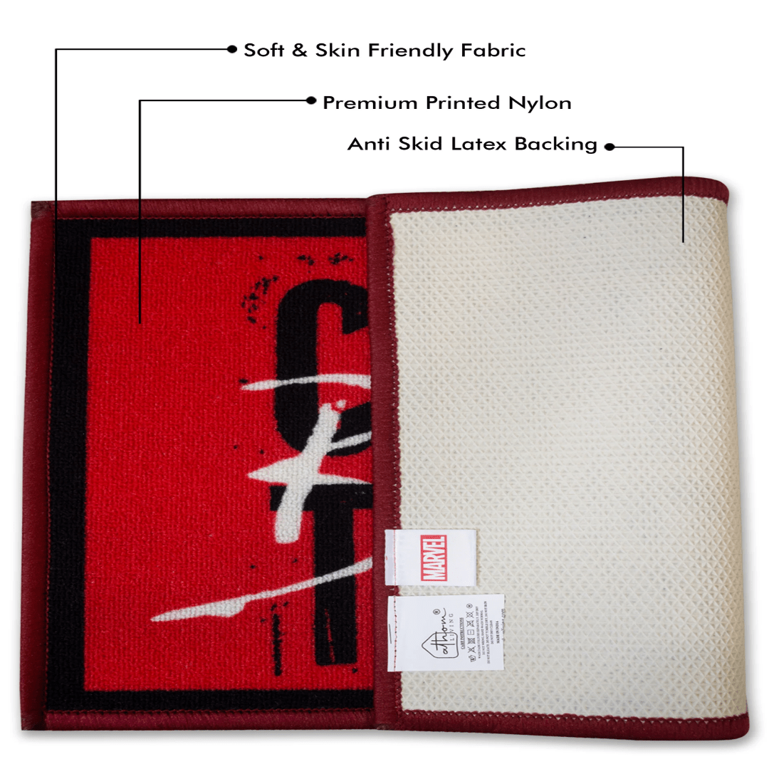 Marvel "Crazy BAD Thing" Anti - Slip Kids Bathmat by Athom Living - Athom Living