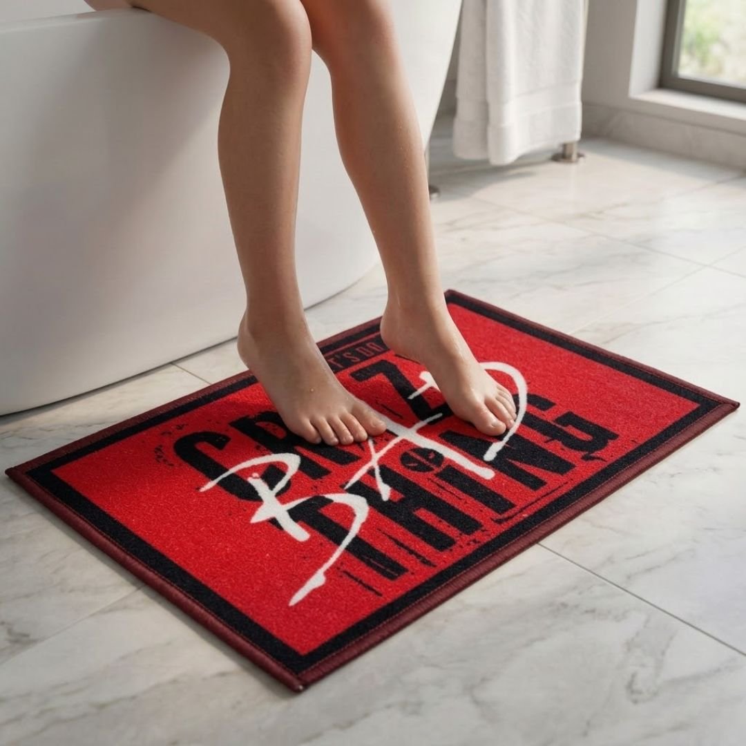 Marvel Crazy Bad Thing & Deadpool Kids Bathmat Combo - Pack of 2 by Athom Living - Athom Living