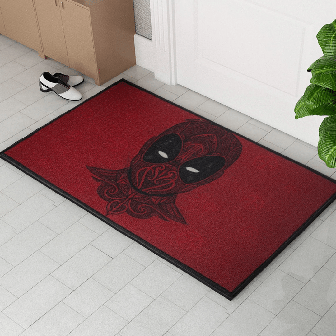 Marvel Deadpool "Red Suit. Big Attitude." Anti - Slip Kids Bathmat by Athom Living - Athom Living