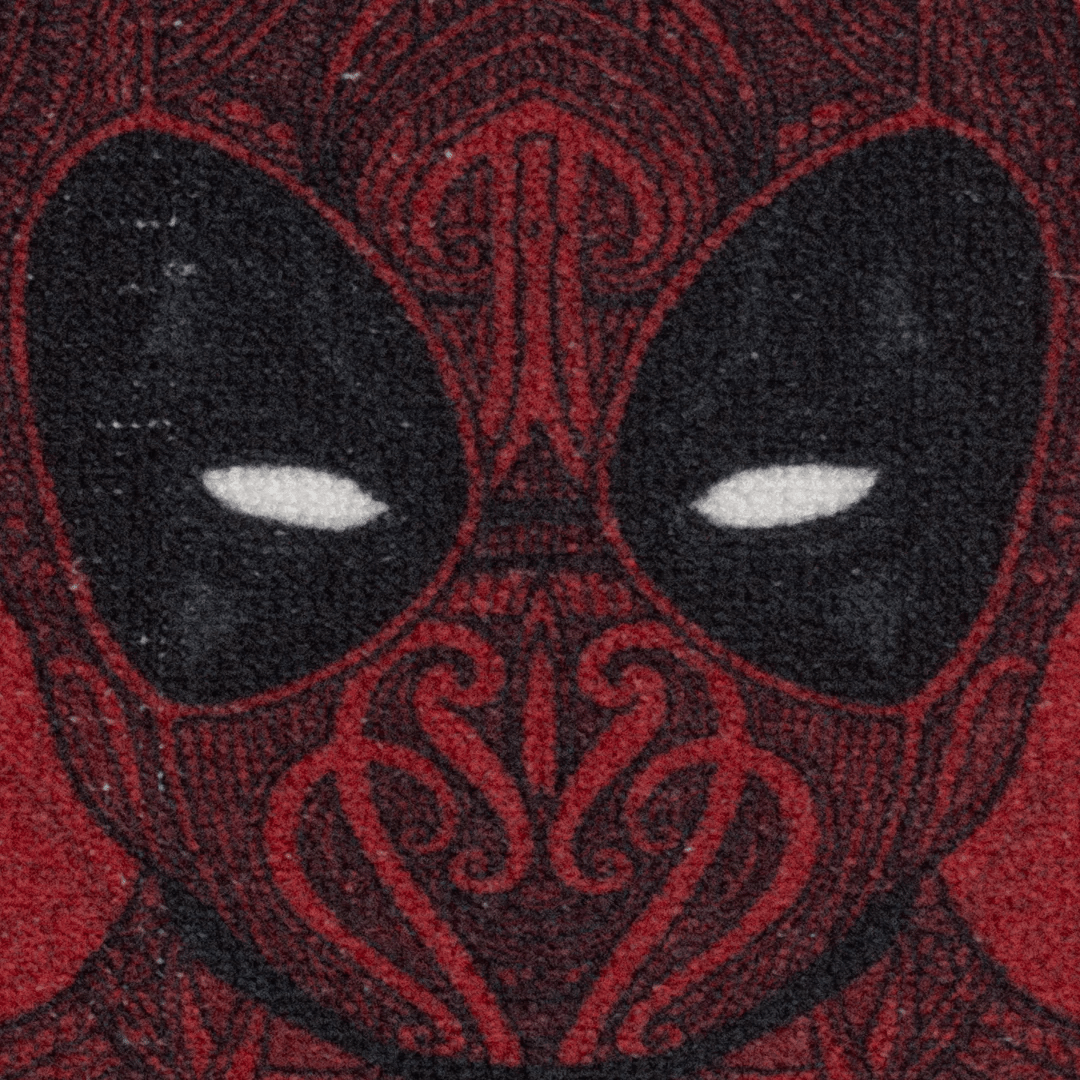 Marvel Deadpool "Red Suit. Big Attitude." Anti - Slip Kids Bathmat by Athom Living - Athom Living