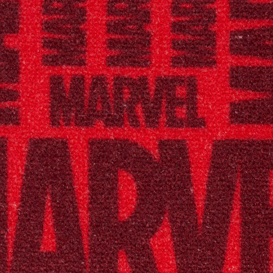 Marvel “Fearless. Fierce. Red.” Anti - Slip Kids Bathmat by Athom Living - Athom Living