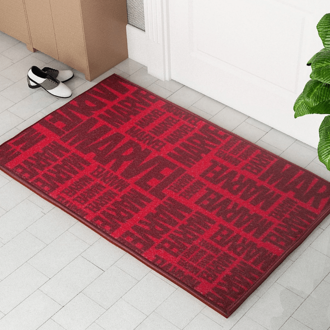Marvel “Fearless. Fierce. Red.” Anti - Slip Kids Bathmat by Athom Living - Athom Living