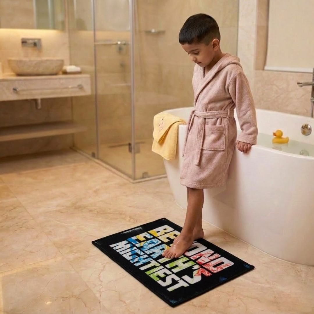 Marvel Golden Star & Beyond Earth's Mightiest Kids Bathmat Combo - Pack of 2 by Athom Living - Athom Living