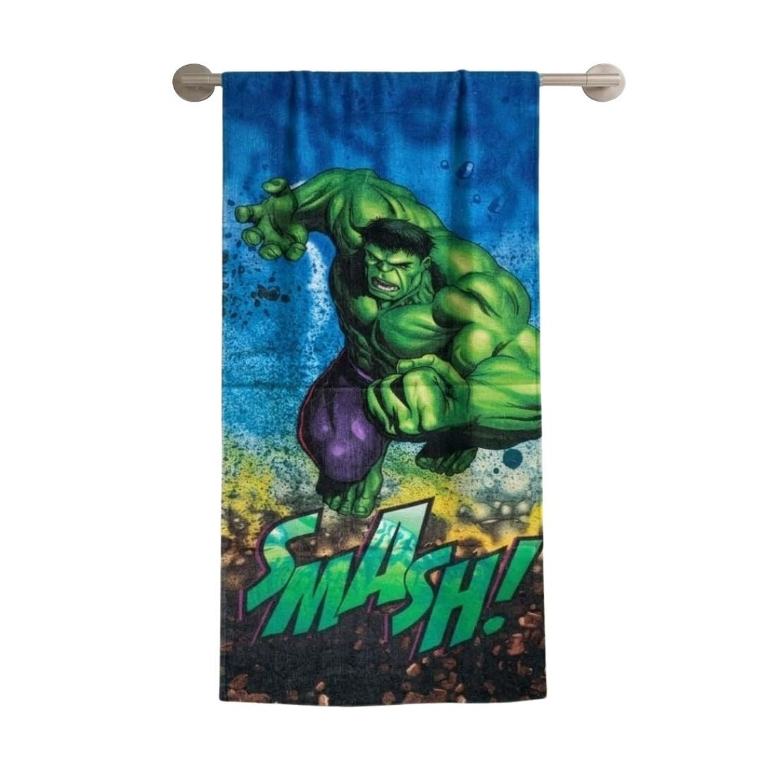 Marvel Hulk Kids Cotton Bath Towel Super Soft & High - Quality Fabric by Athom Living - Athom Living