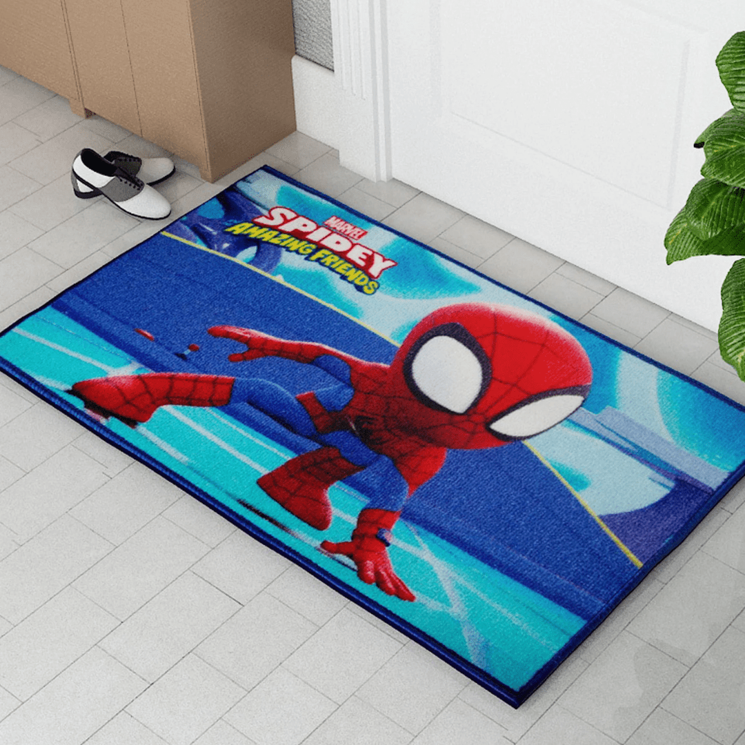 Marvel Little Spidey "Amazing Freinds" Anti - Slip Kids Bathmat by Athom Living - Athom Living