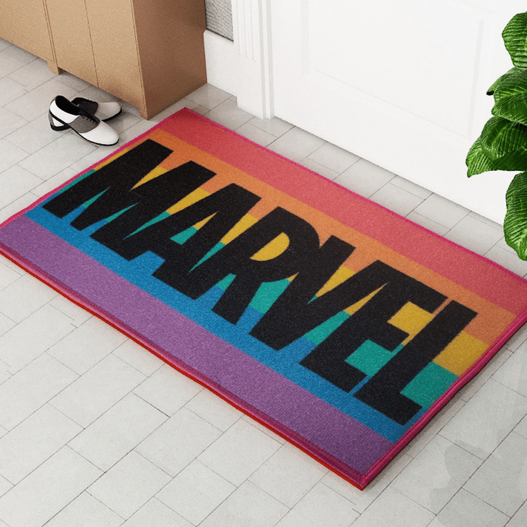 Marvel "Rainbow Colour" Anti - Skid Kids Bathmat by Athom living - Athom Living