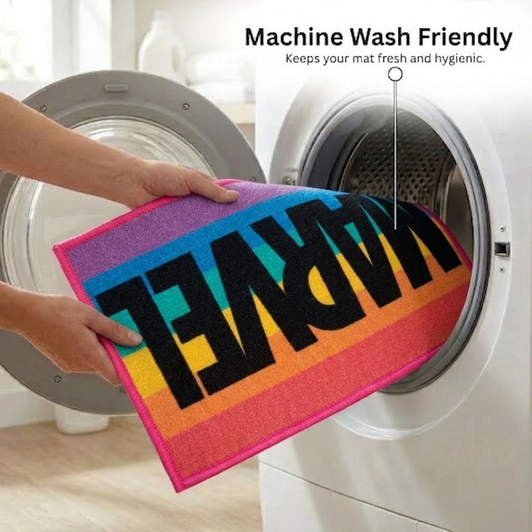 Marvel "Rainbow Colour" Anti - Skid Kids Bathmat by Athom living - Athom Living