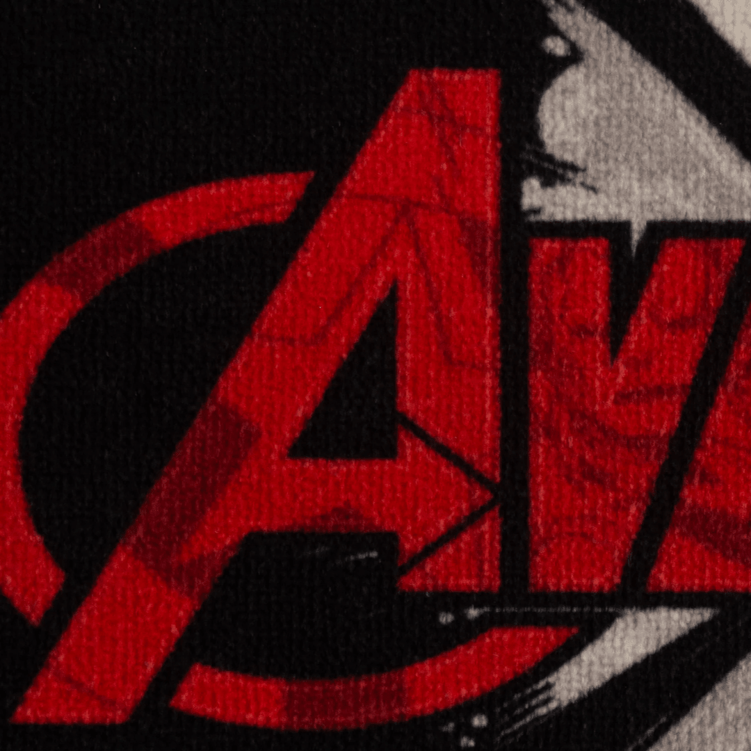 Marvel Red "Heroic Energy in Red" Anti - Slip Kids Bathmat by Athom Living - Athom Living