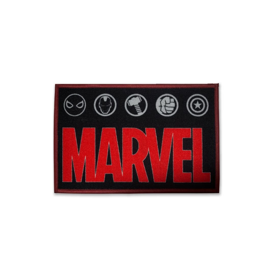 Marvel Red "Legendary Weapons" Anti - Slip Kids Bathmat by Athom Living - Athom Living