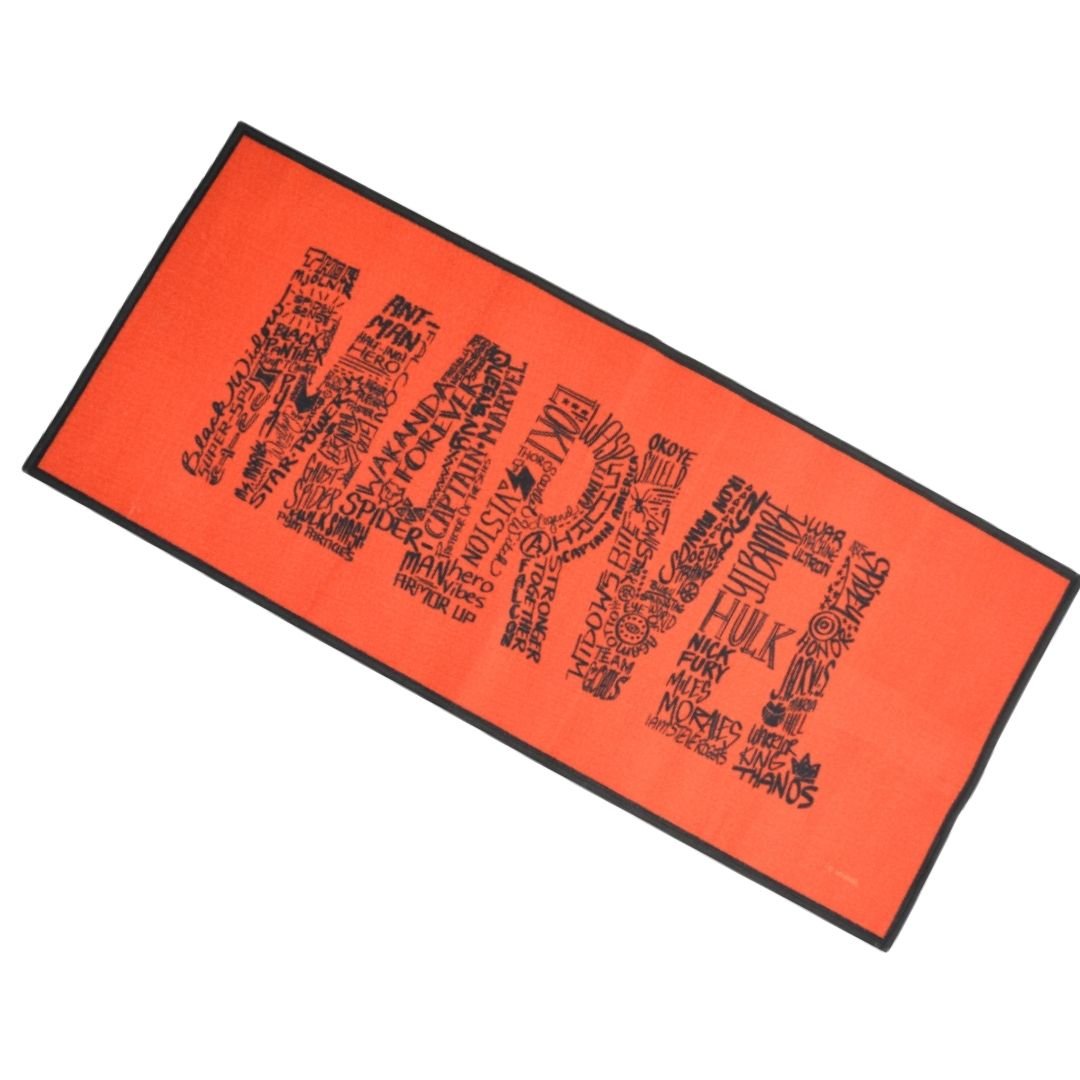 Marvel Red Themed Kids Runner Carpet(60x140 cm) by Athom Living - Athom Living