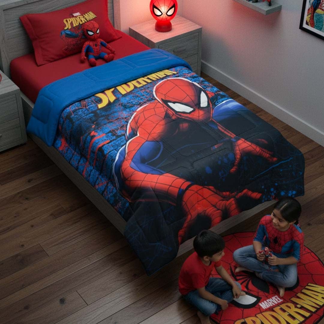 Marvel Spider - Man Kids Comforter – Cozy Superhero Dreams – Single – by Athom Living - Athom Living