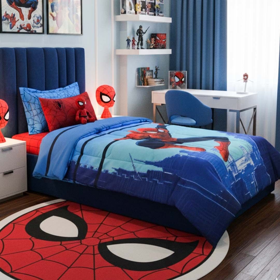 Marvel Spider - Man Kids Comforter – Heroic Cozy Nights – Single – by Athom Living - Athom Living