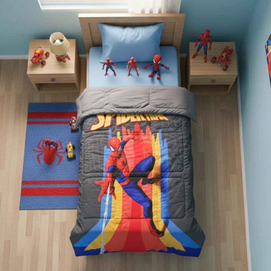 Marvel Spider - Man Kids Comforter – Single – Premium Quality by Athom Living - Athom Living