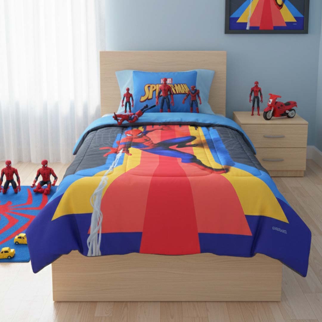 Marvel Spider - Man Kids Comforter – Single – Premium Quality by Athom Living - Athom Living