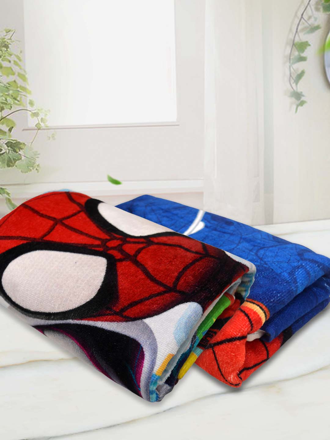 Marvel Spiderman Kids Bath Towel Pack of 2 – Soft & Vibrant by Athom Living - Athom Living