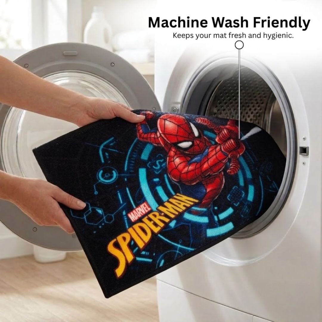 Marvel Spiderman Kids Bathmat Combo - Pack of 2 by Athom Living - Athom Living