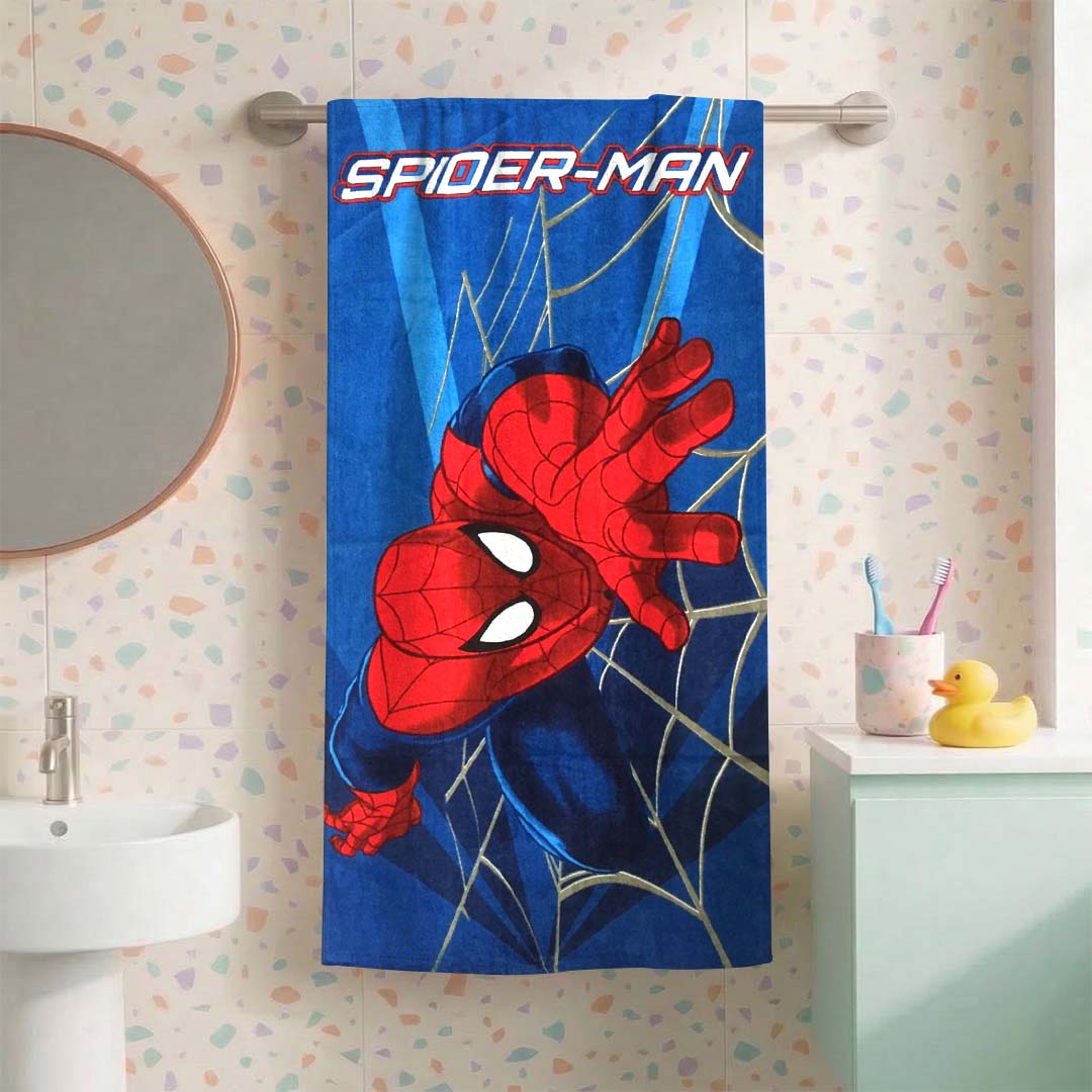 Marvel 'Spiderman' Kids Hooded and Bath Towel Combo by Athom Living - Athom Living