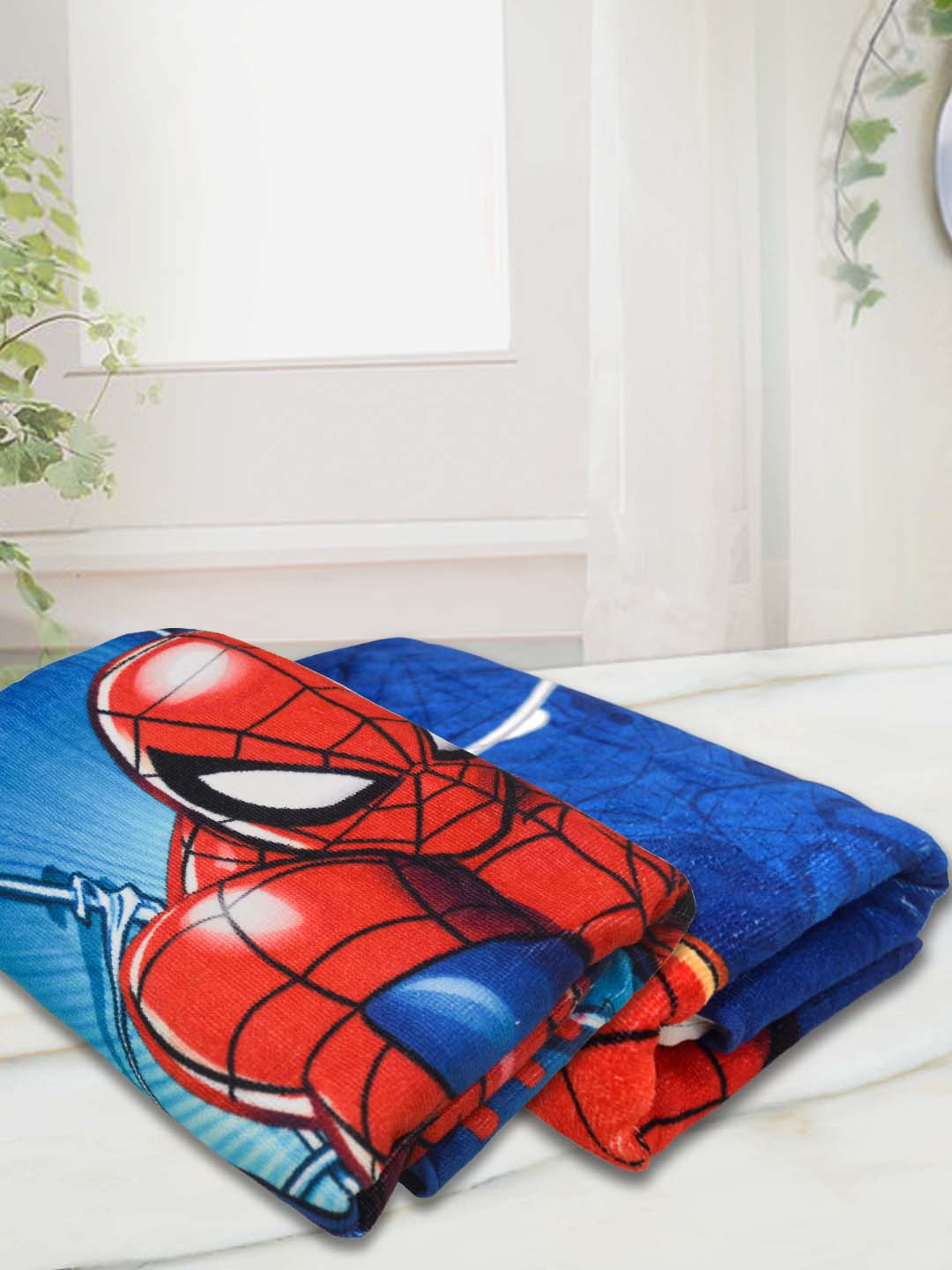 Marvel Spiderman Kids Soft & Absorbent Bath Towel Pack of 2 by Athom Living - Athom Living