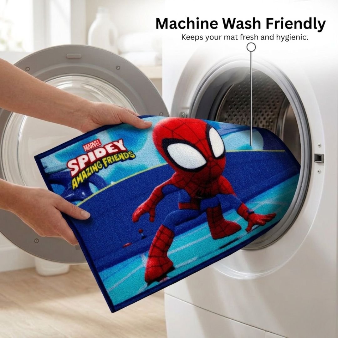 Marvel Spiderman & Spidey Amazing Freinds Kids Bathmat Combo - Pack of 2 by Athom Living - Athom Living
