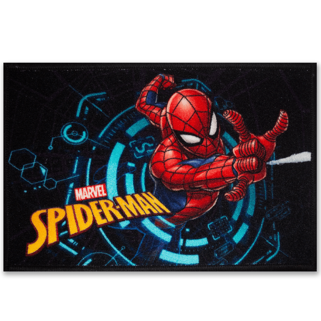 Marvel Spiderman "Swing into action" Anti - Slip Kids Bathmat by Athom Living - Athom Living