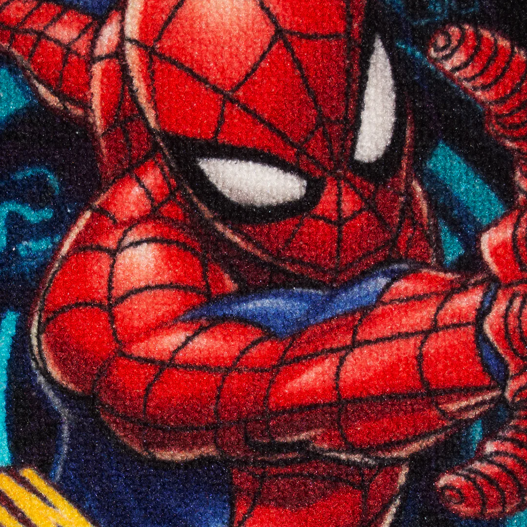 Marvel Spiderman "Swing into action" Anti - Slip Kids Bathmat by Athom Living - Athom Living