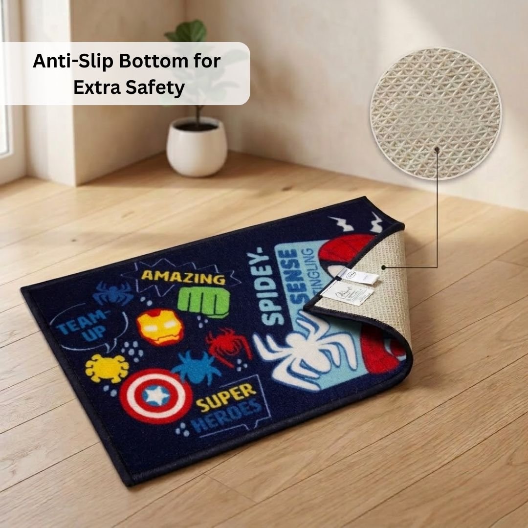 Marvel "Spidey - Sense Tingling" Anti - Slip Kids Bathmat by Athom Living - Athom Living