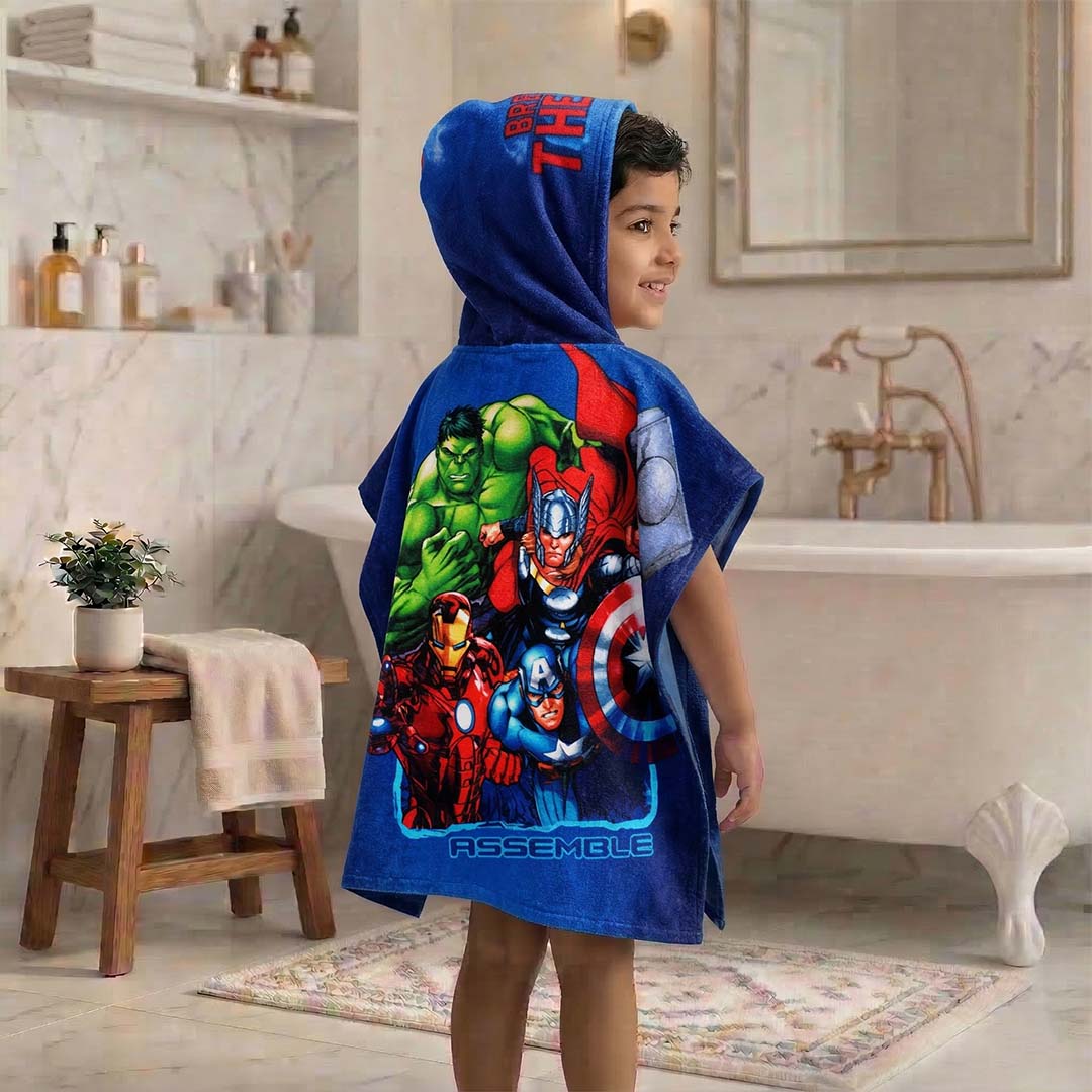 Marvel 'The - Avengers' Kids Hooded and Bath Towel Combo by Athom Living - Athom Living