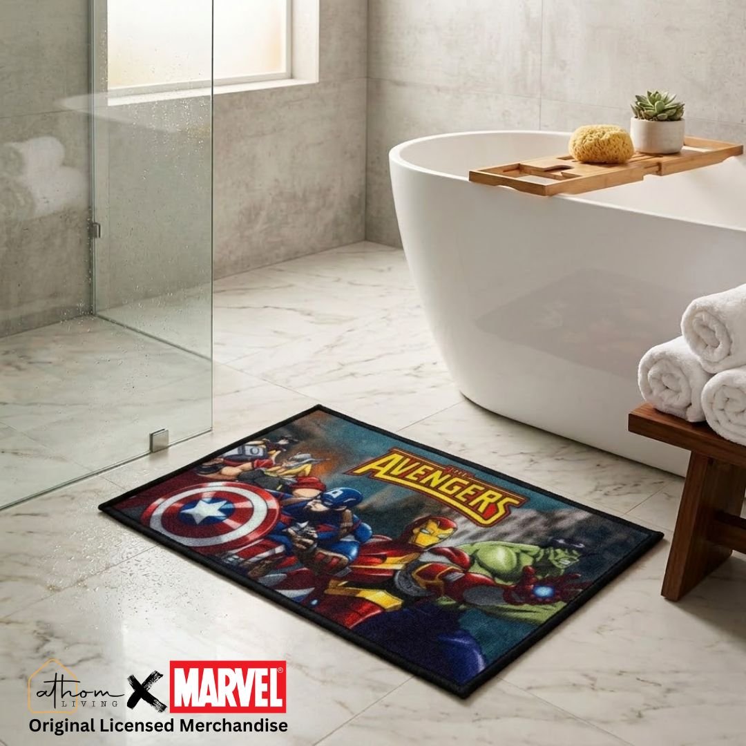 Marvel The Avengers "Where Legends Unite" Anti - Slip Bathmat by Athom Living - Athom Living