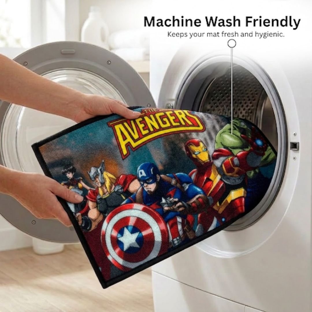 Marvel The Avengers "Where Legends Unite" Anti - Slip Bathmat by Athom Living - Athom Living