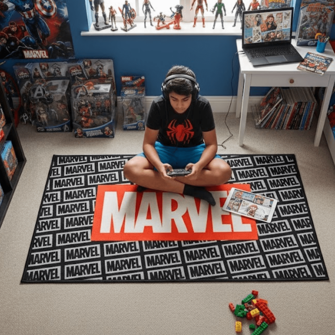 Marvel Themed Carpet(90x150cm) by Athom Living - Athom Living