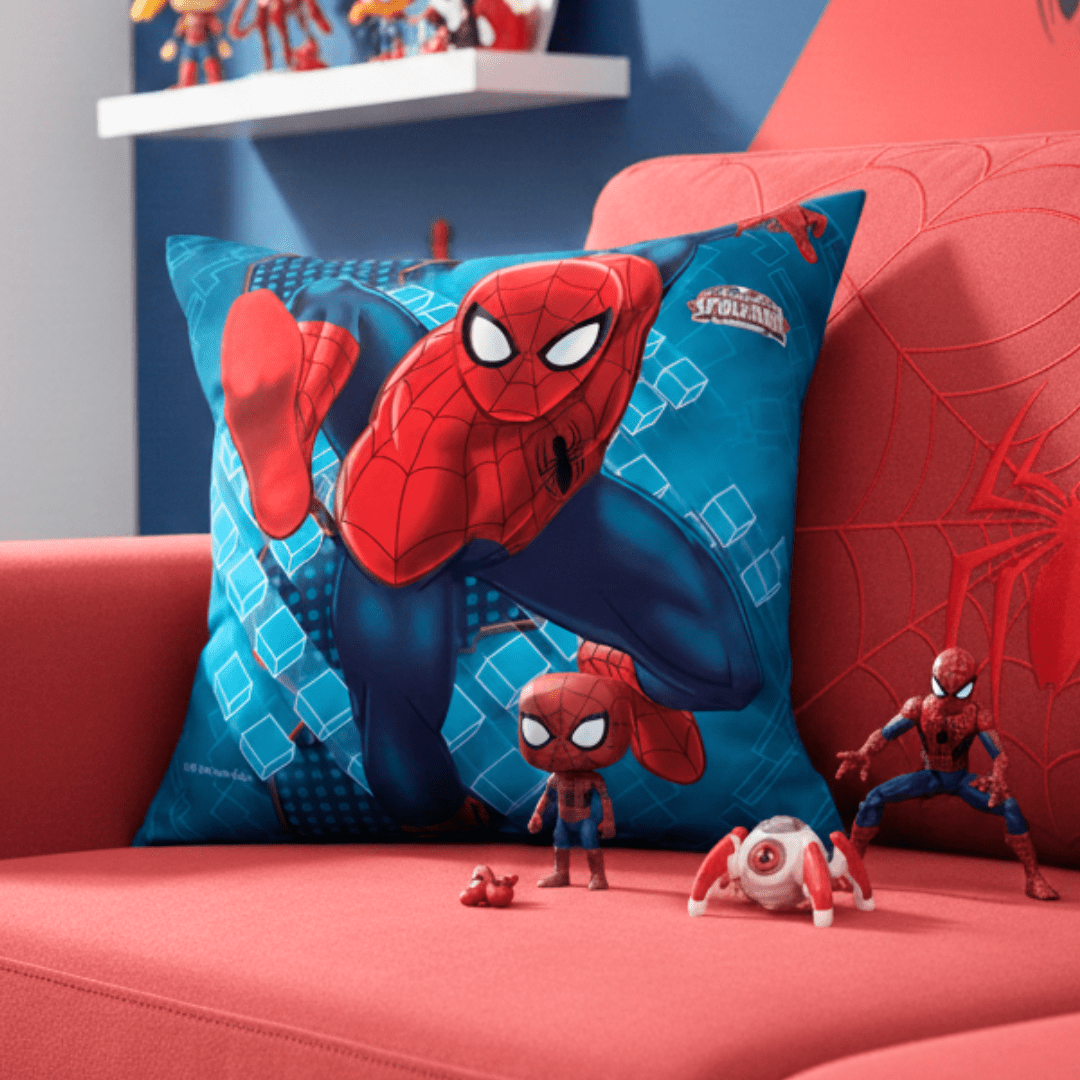Marvel Ultimate Spiderman Cushion Cover by Athom Living - Athom Living