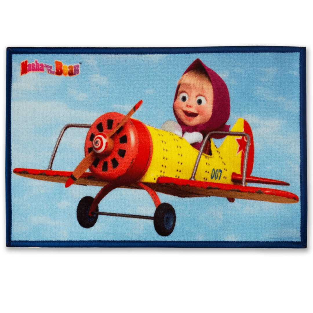 Masha and The Bear "Adventures with a Heart" Anti - Slip Kids Bathmat by Athom Living - Athom Living
