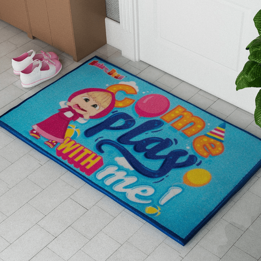 Masha and The Bear "Come Play With me!" Anti - Slip Kids Bathmat by Athom Living - Athom Living