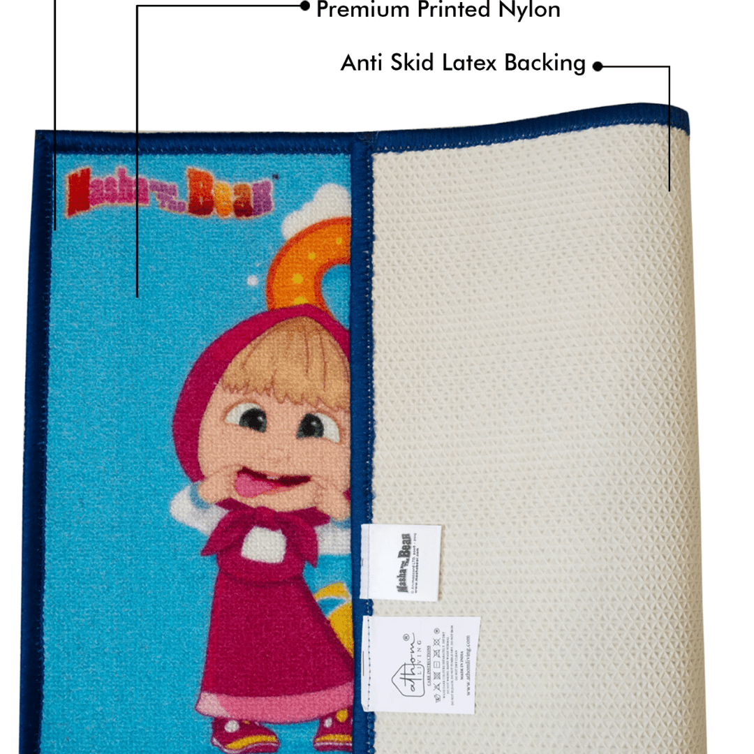 Masha and The Bear "Come Play With me!" Anti - Slip Kids Bathmat by Athom Living - Athom Living