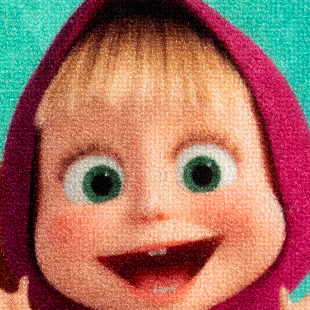 Masha and The Bear "Every Day is Playtime" Anti - Slip Kids Bathmat by Athom Living - Athom Living