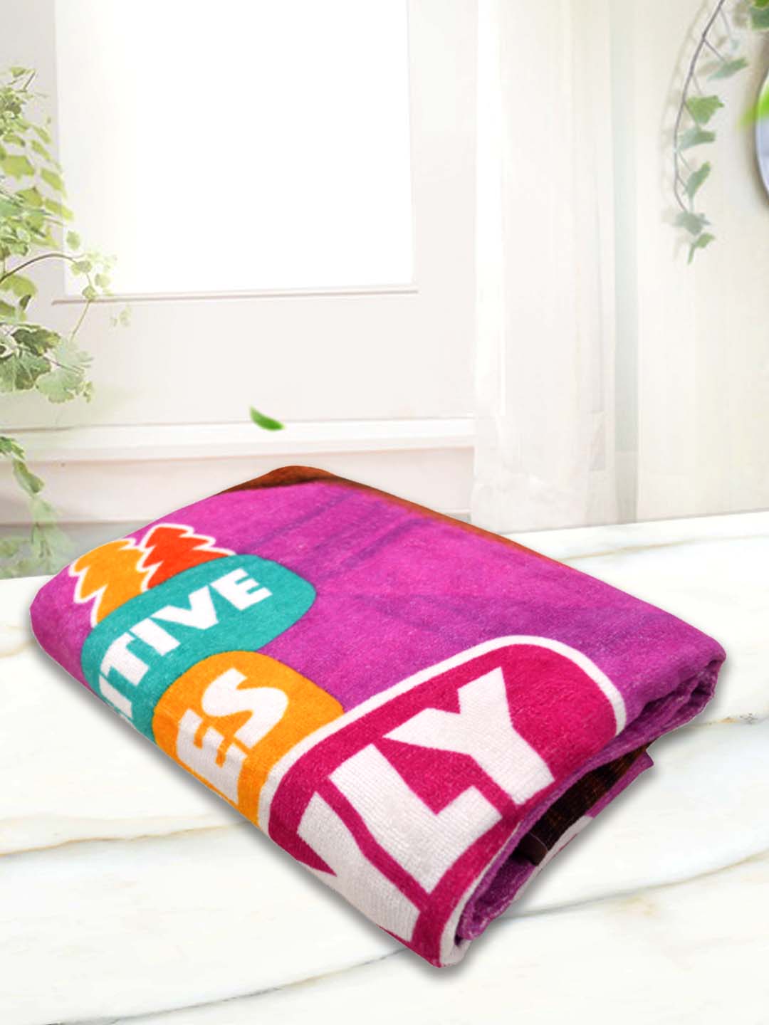 Masha and The Bear Kids Cotton Bath Towel by Athom Living - Athom Living