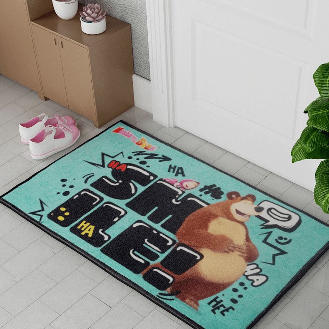 Masha and The Bear "Smile" Anti - Slip Kids Bathmat by Athom Living - Athom Living
