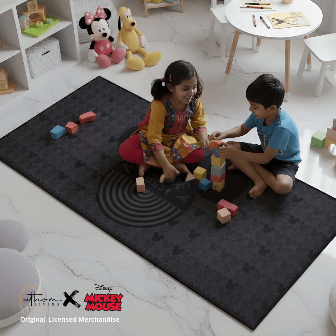 Mickey Mouse Themed Runner Carpet(60x140 cm) by Athom Living - Athom Living