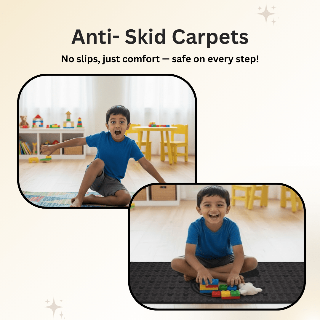 Mickey Mouse Themed Runner Carpet(60x140 cm) by Athom Living - Athom Living