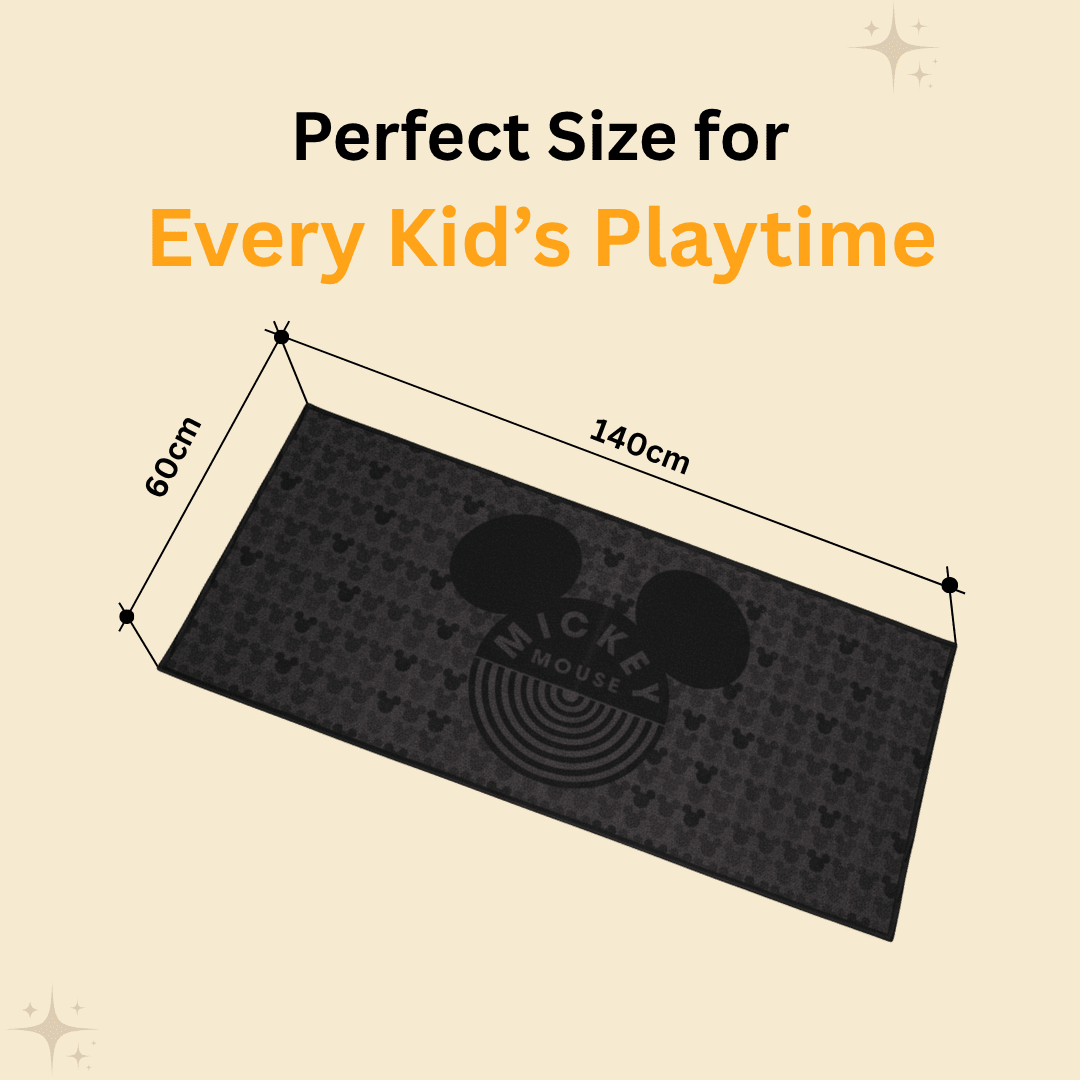 Mickey Mouse Themed Runner Carpet(60x140 cm) by Athom Living - Athom Living