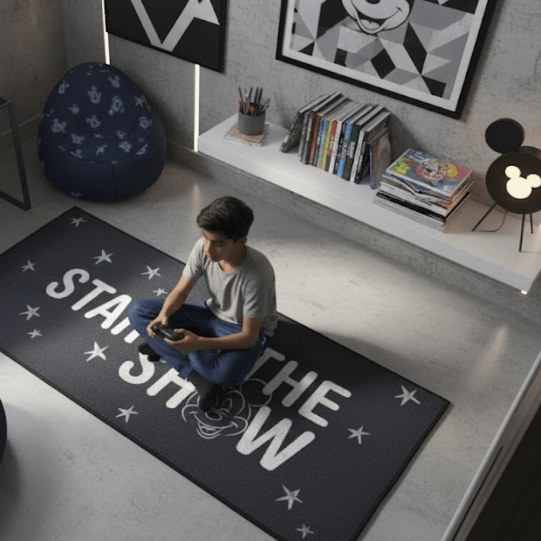 Mickey Themed Runner Carpet(60x140 cm) by Athom Living - Athom Living