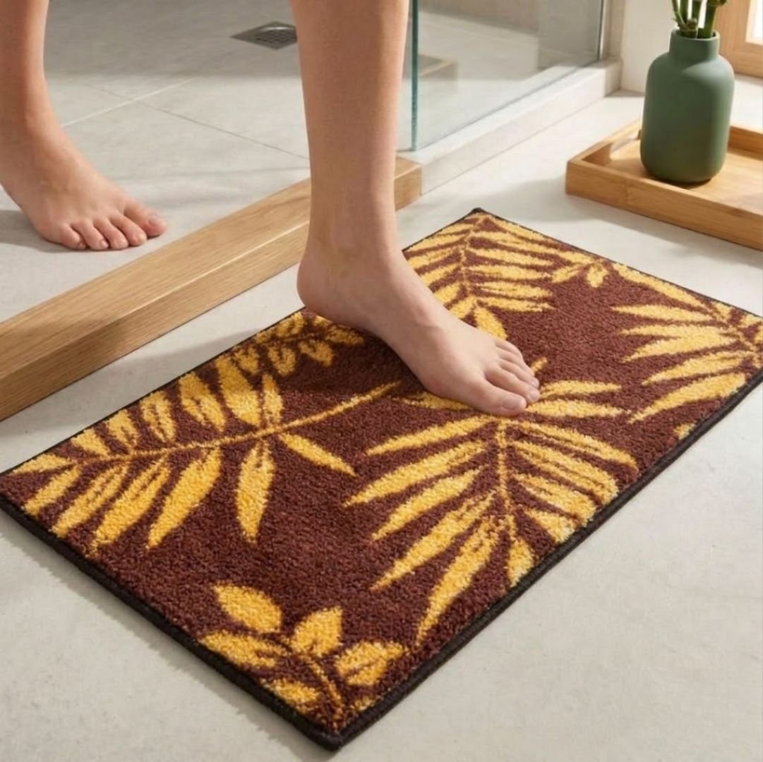 Micro Designer Soft Anti - Slip Bath Mat by Athom Living - Athom Living