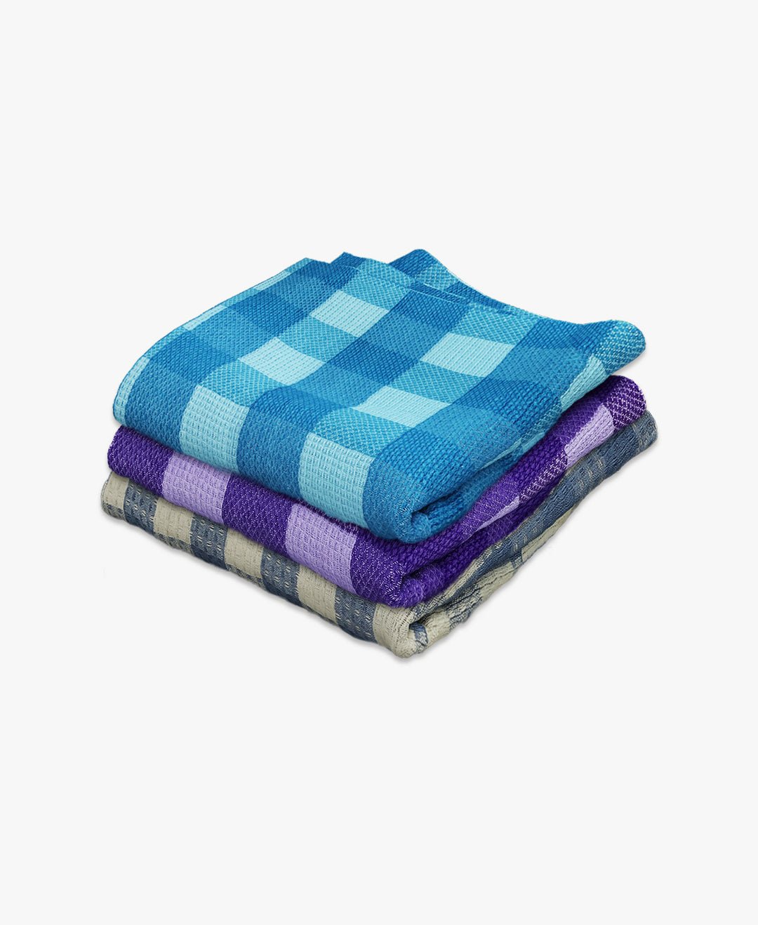 Multicolor Light weight Premium Cotton Bath Towel (Pack of 3) by Athom Living - Athom Living