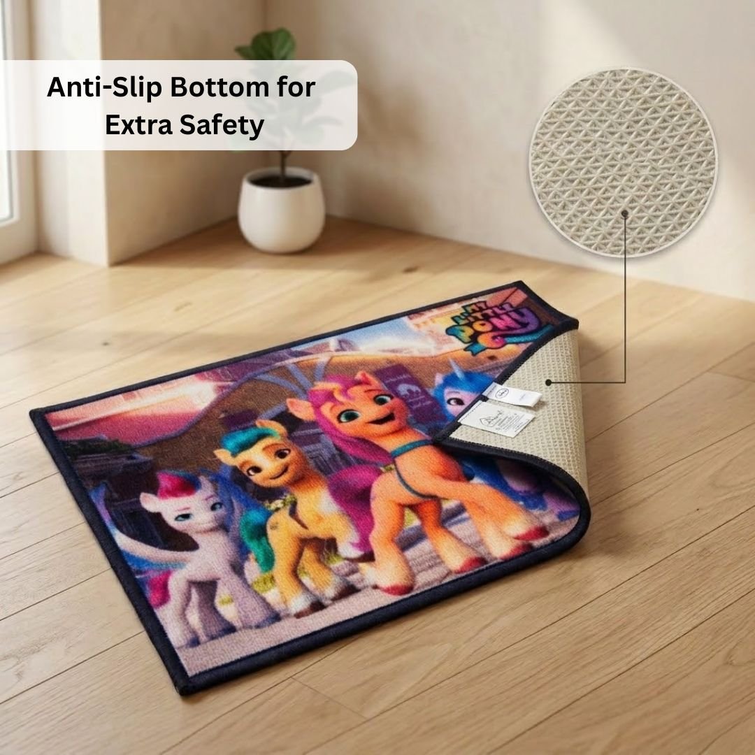 My Little Pony Anti - Slip Bath Mat – Set of 2 – "Friendship is Magic Every Step" by Athom Living - Athom Living