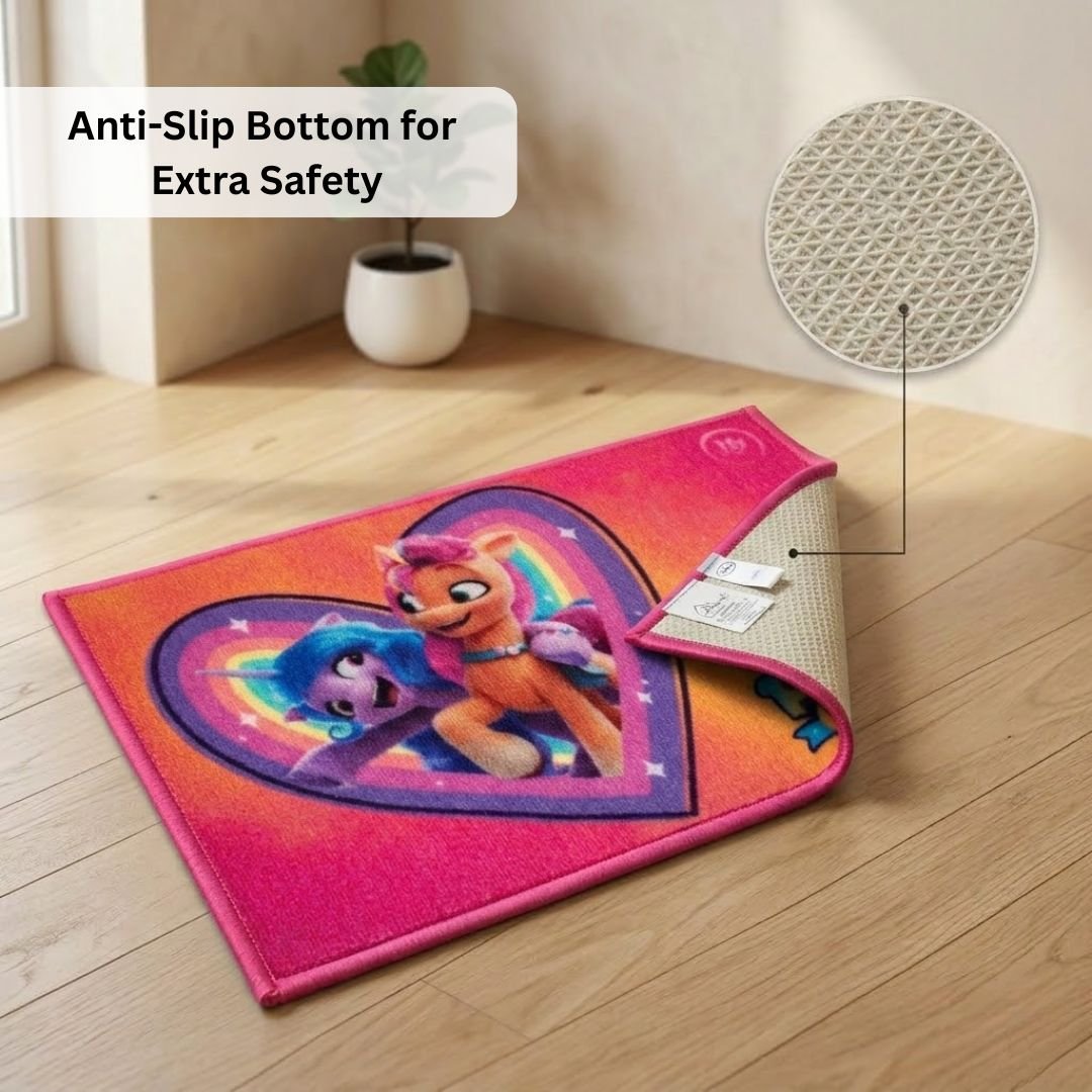 My Little Pony Anti - Slip Bath Mat – Set of 2 – "Gallop Into Fun" by Athom Living - Athom Living