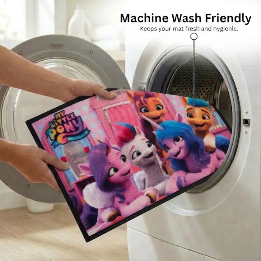 My Little Pony Anti - Slip Bathmat – Set of 2 – "Adventure Awaits at Your Door" by Athom Living - Athom Living